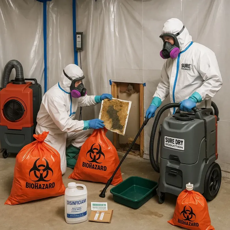 Contaminated Water Handling Protocols process in Flower Hill, NY